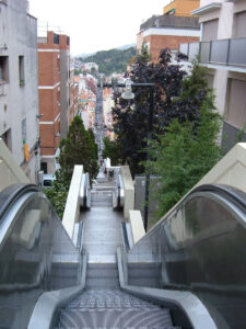 Street escalator - landofgobeyond.co.uk